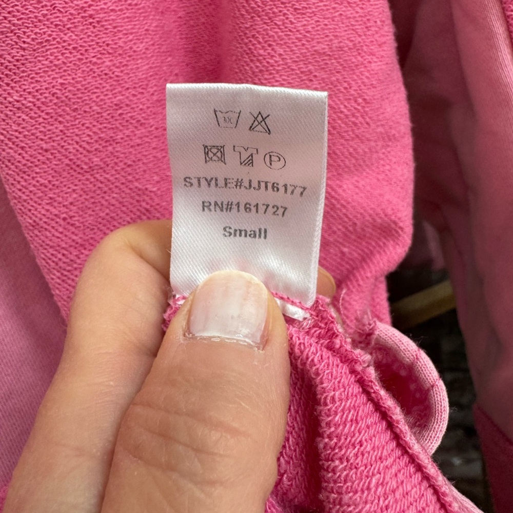 Pink Patchwork Sweatshirt - image 4